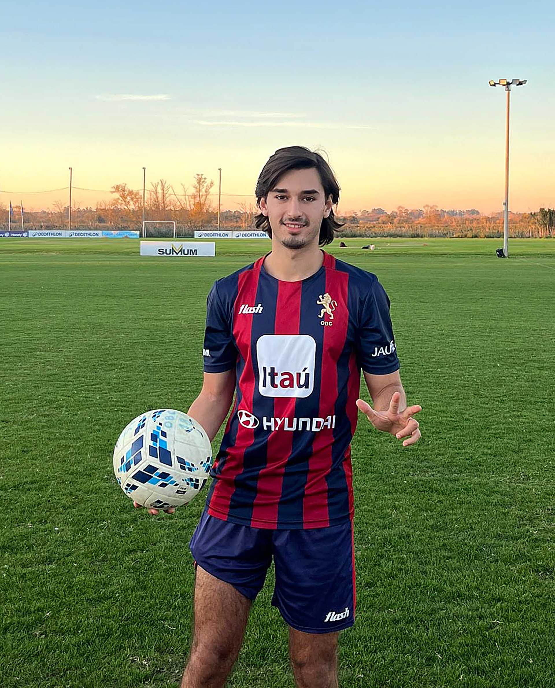 Jugador con la pelota